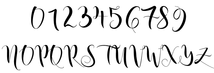 nicole script Font OTHER CHARS