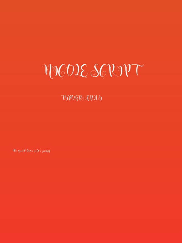 nicole script Poster