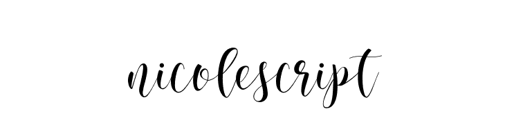 nicolescript  Frei Schriftart Herunterladen