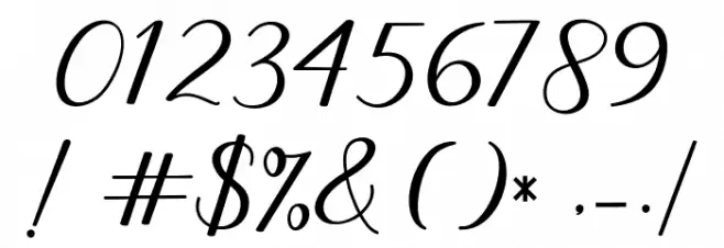 niesha Font OTHER CHARS