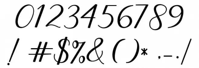 niesha Font OTHER CHARS