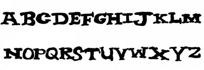 nighthour solid Schriftart Groß