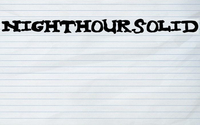 nighthour solid Example 2