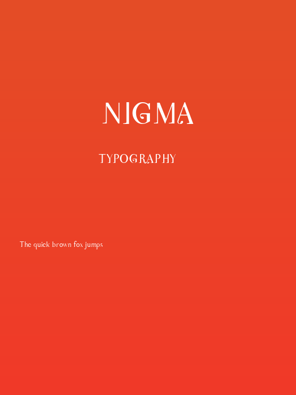 nigma Poster