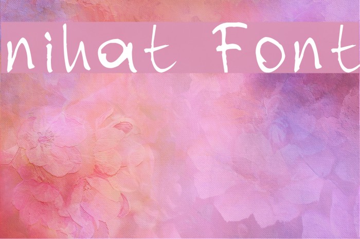 nihat Font examples