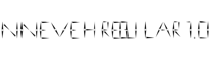 nineveh regular 1.0  Frei Schriftart Herunterladen