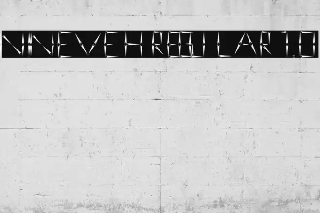 nineveh regular 1.0 Schriftart examples