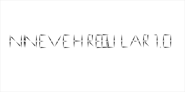 nineveh regular 1.0 Logo