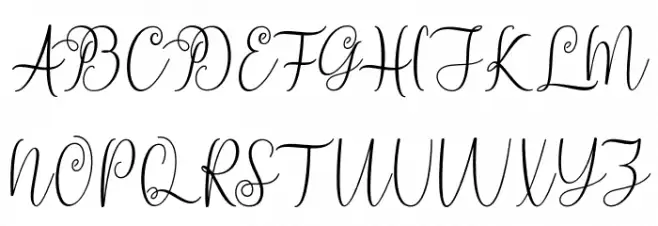 ningsih Font UPPERCASE
