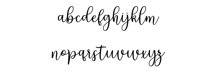 ningsih Font LOWERCASE