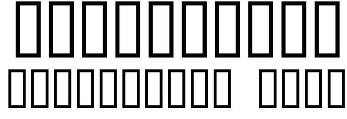 nippon blocks Font OTHER CHARS