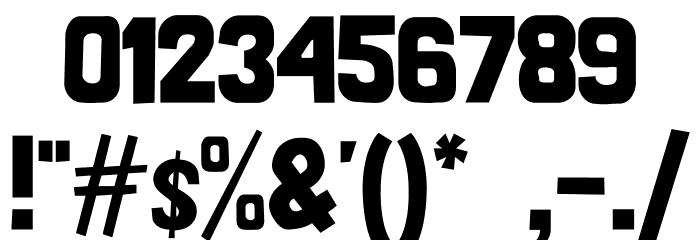 nittenaattifire Font OTHER CHARS