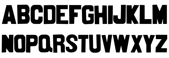 nittenaattifire Font LOWERCASE