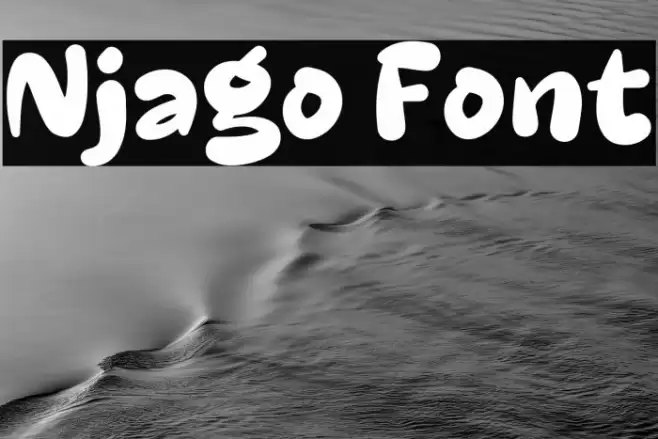 Njago Font examples