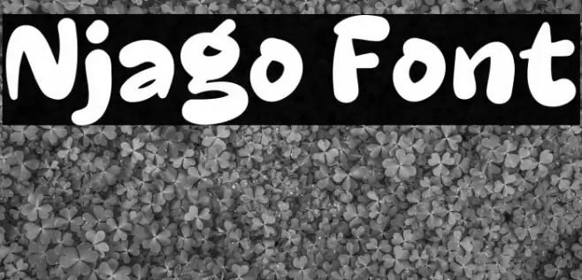 Njago Font examples