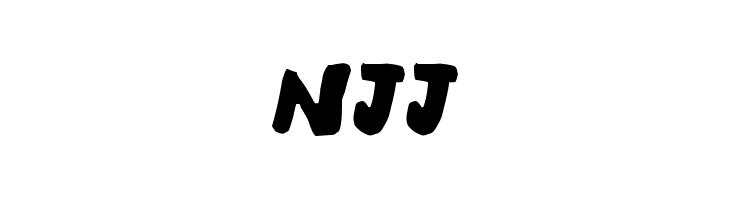 njj  フリーフォントのダウンロード