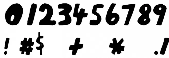 njj Font OTHER CHARS