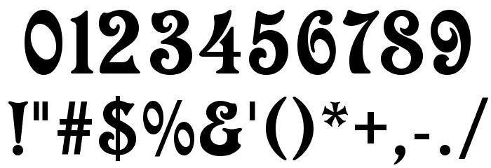 NK123 Font OTHER CHARS