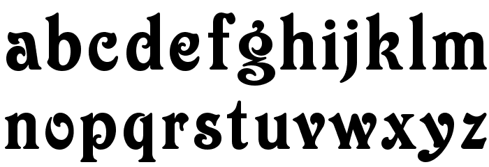 NK123 Font LOWERCASE