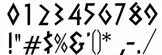 NK138 Font OTHER CHARS