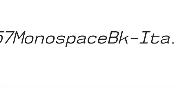 NK57MonospaceBk-Italic Logo