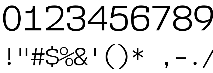 NK57MonospaceBk-Regular Font OTHER CHARS