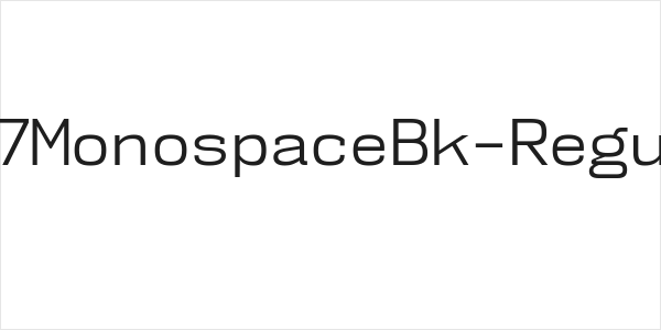 NK57MonospaceBk-Regular Logo