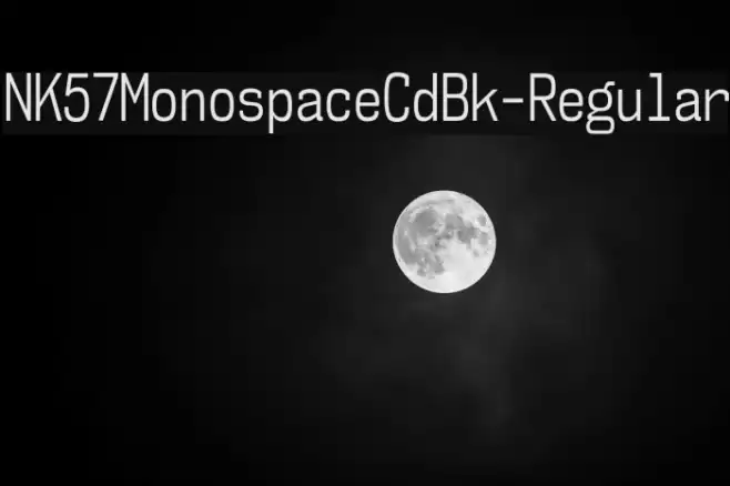 NK57MonospaceCdBk-Regular Font examples