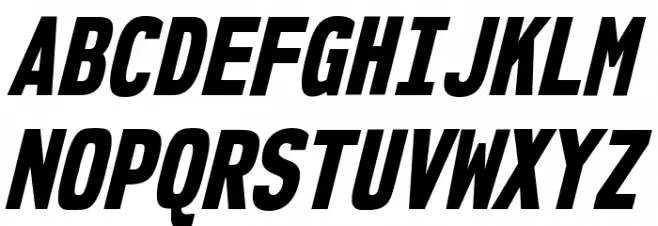 NK57MonospaceCdEb-Italic Fonte MAIÚSCULAS
