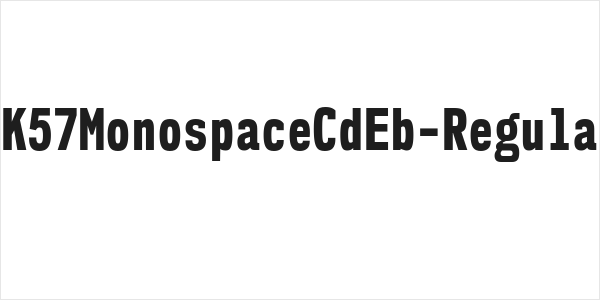 NK57MonospaceCdEb-Regular Logo