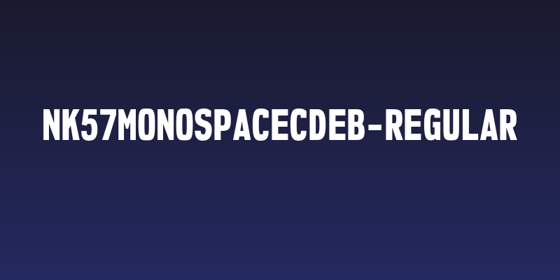 NK57MonospaceCdEb-Regular Social Header