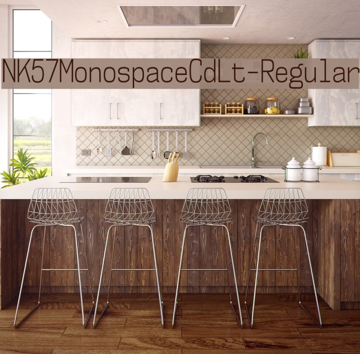 NK57MonospaceCdLt-Regular Font examples