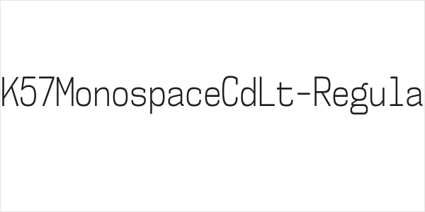 NK57MonospaceCdLt-Regular Logo