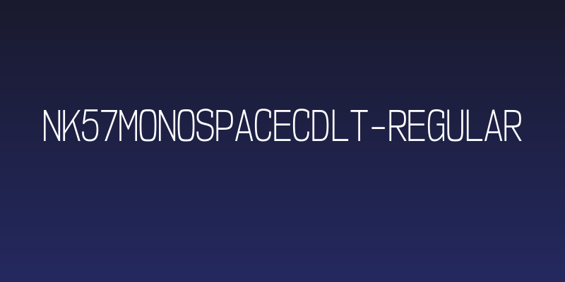 NK57MonospaceCdLt-Regular Social Header