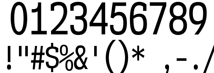 NK57MonospaceCdRg-Regular Font OTHER CHARS