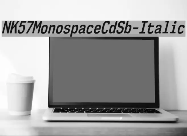 NK57MonospaceCdSb-Italic Example 3