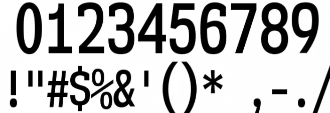 NK57MonospaceCdSb-Regular Font OTHER CHARS