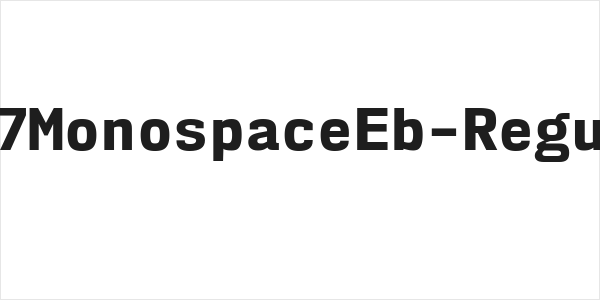 NK57MonospaceEb-Regular Logo