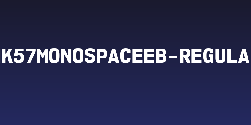 NK57MonospaceEb-Regular Social Header