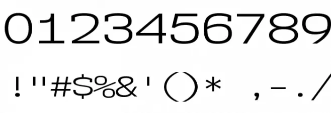 NK57MonospaceExBk-Regular Font OTHER CHARS