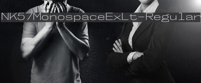 NK57MonospaceExLt-Regular Font examples