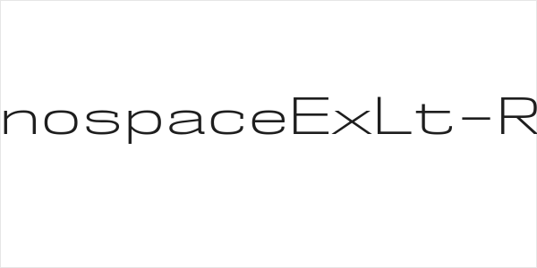 NK57MonospaceExLt-Regular Logo