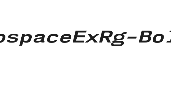 NK57MonospaceExRg-BoldItalic Logo