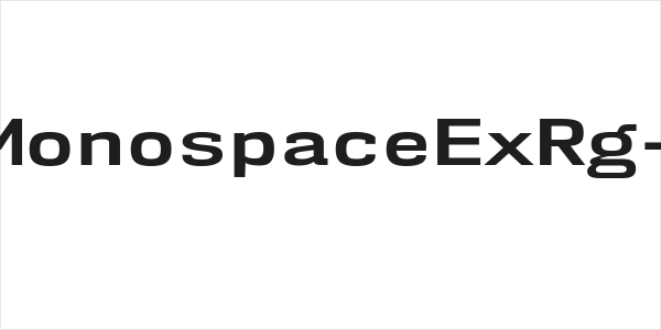 NK57MonospaceExRg-Bold Logo