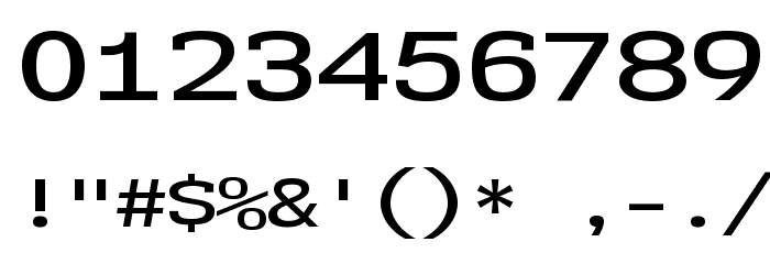 NK57MonospaceExSb-Regular Font OTHER CHARS