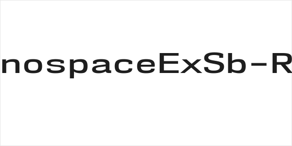 NK57MonospaceExSb-Regular Logo