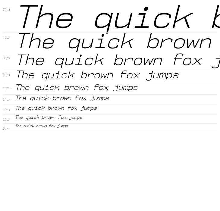 NK57MonospaceLt-Italic Waterfall