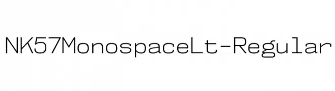 NK57MonospaceLt-Regular  baixar fontes gratis