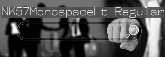 NK57MonospaceLt-Regular Font examples
