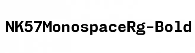 NK57MonospaceRg-Bold  baixar fontes gratis